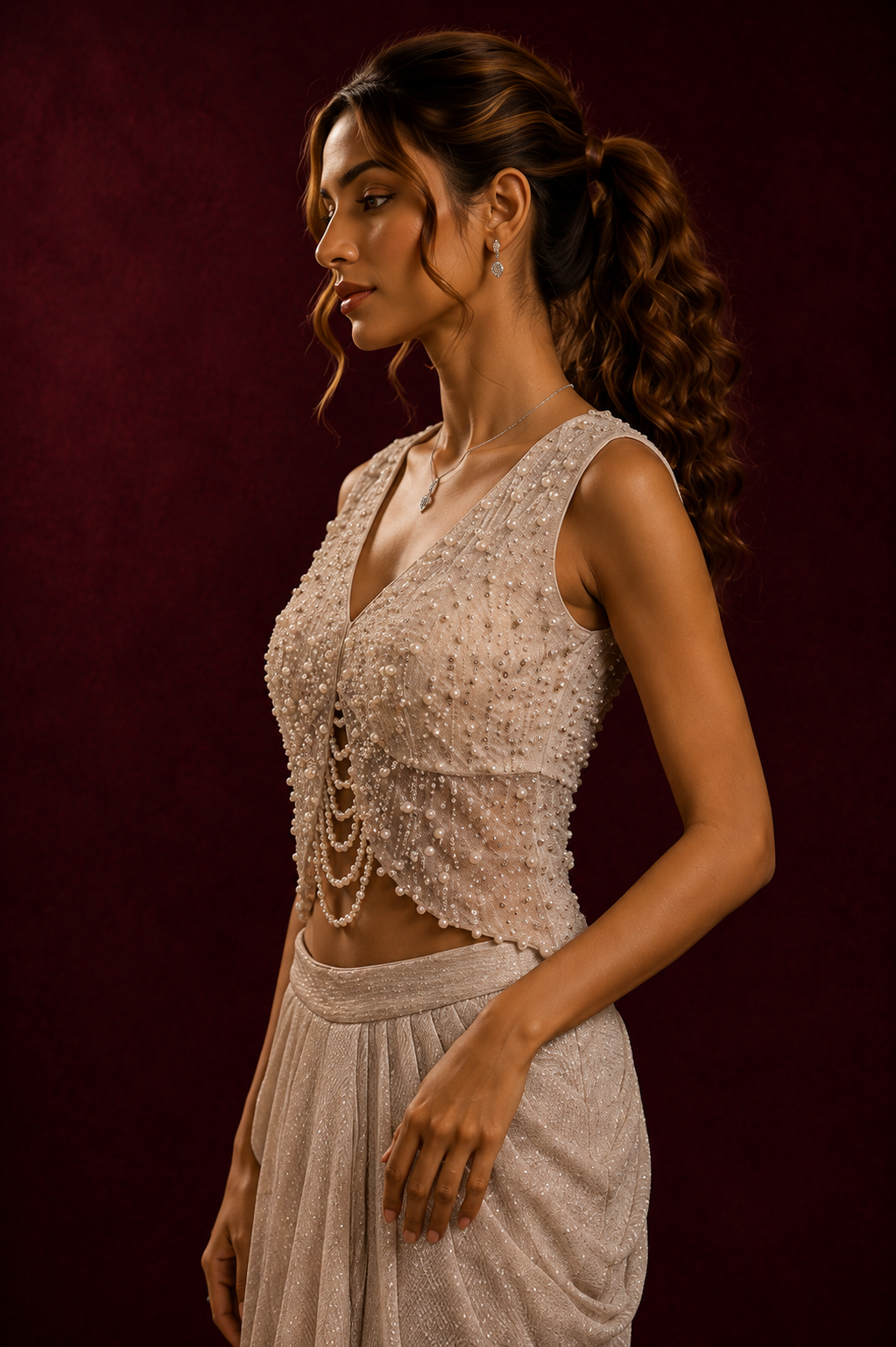 Drape skirt