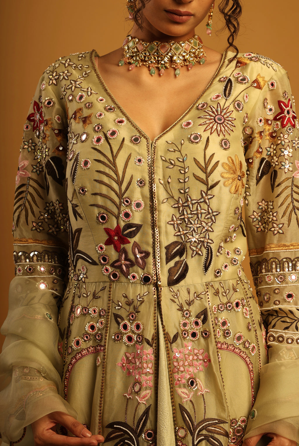 Anarkali cape