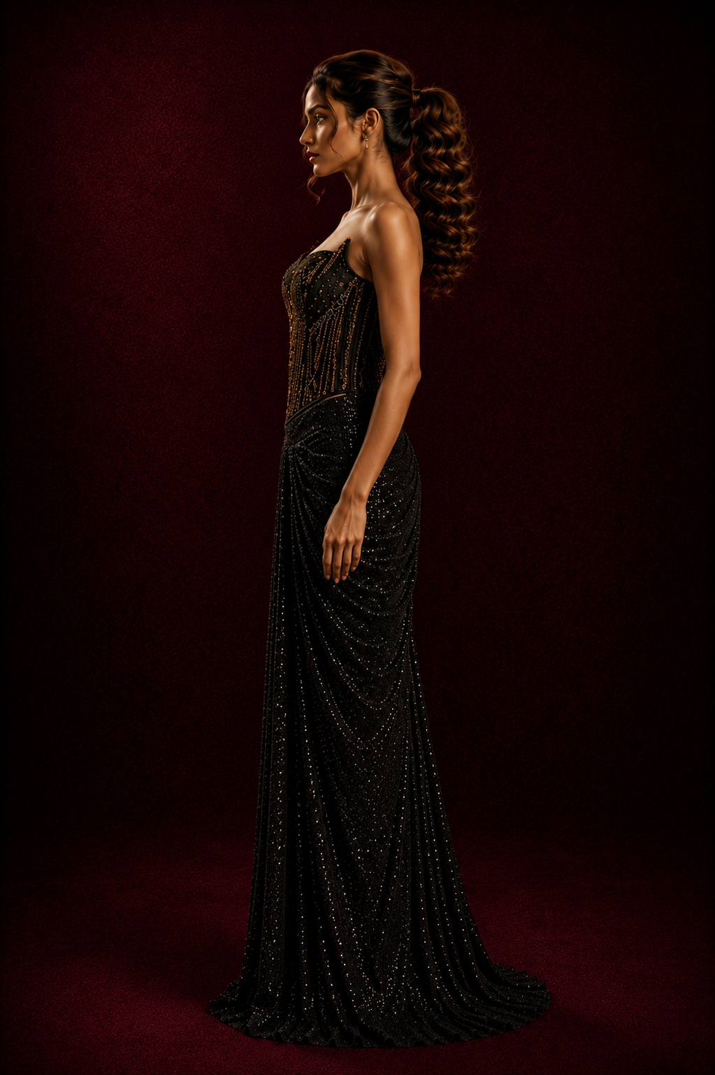 Drape skirt