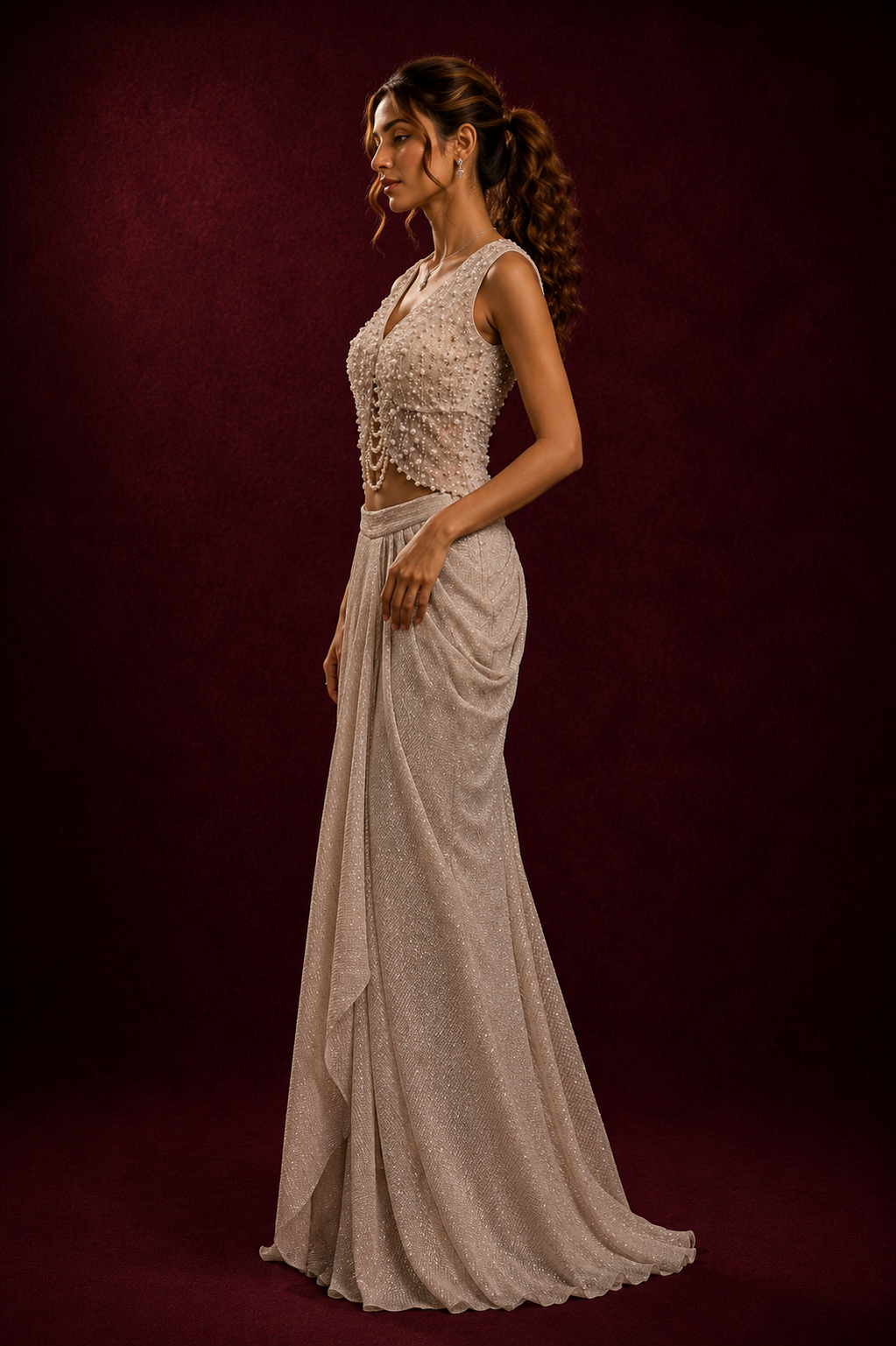 Drape skirt