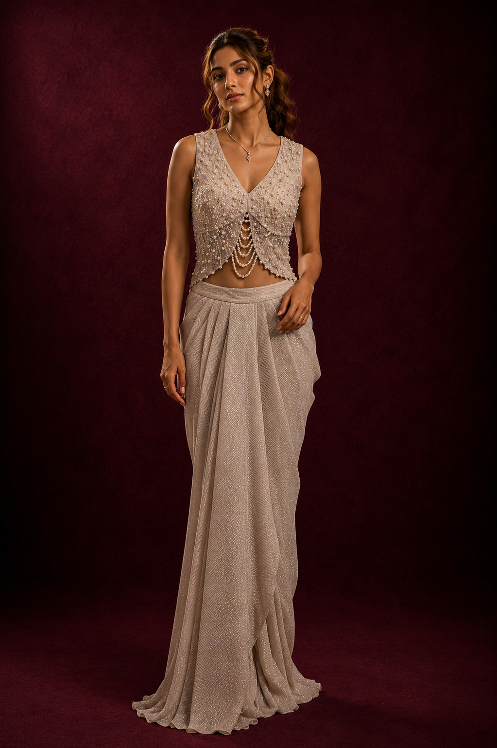 Drape skirt